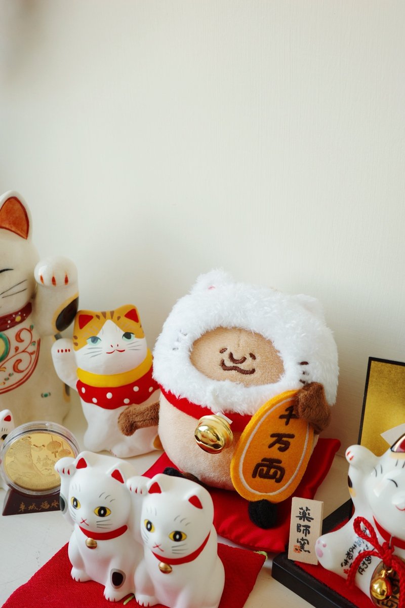 咻熊家的小泥们 招财小泥 - 玩偶/公仔 - 聚酯纤维 