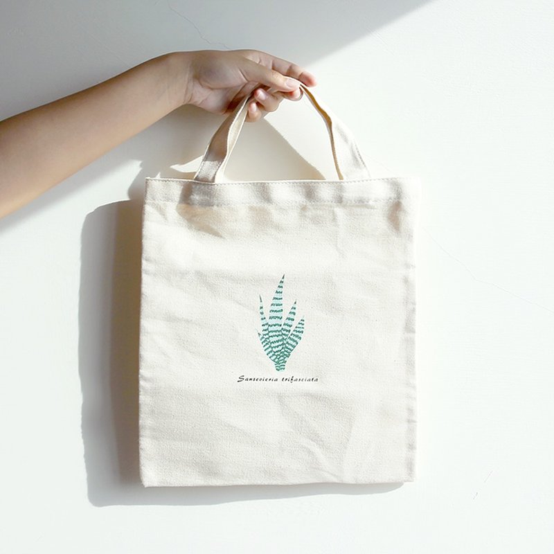 植物学家的A4手提袋 / 手工网版印刷 - 手提包/手提袋 - 棉．麻 多色