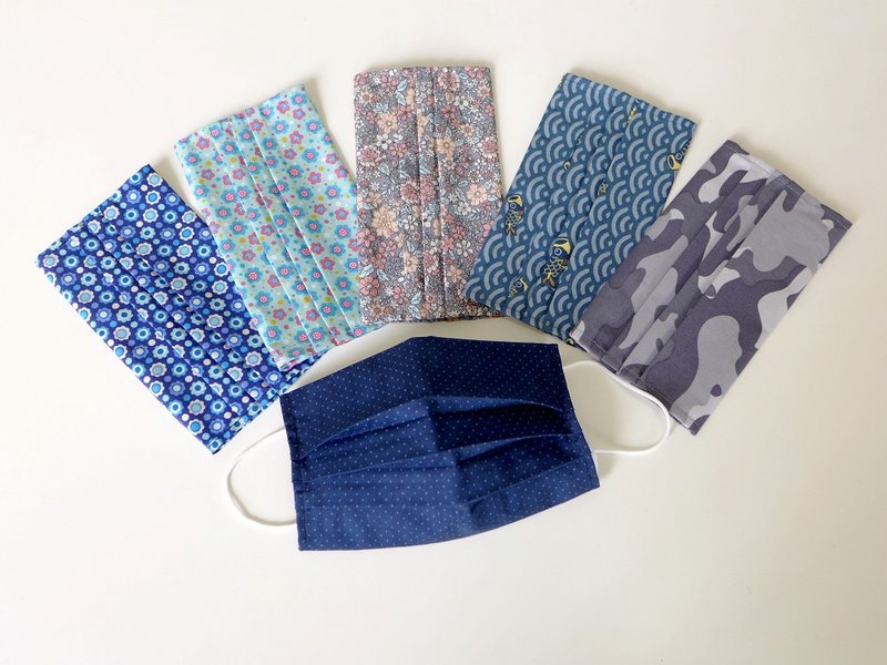 可更换式 口罩套-成人 - 口罩 - 棉．麻 