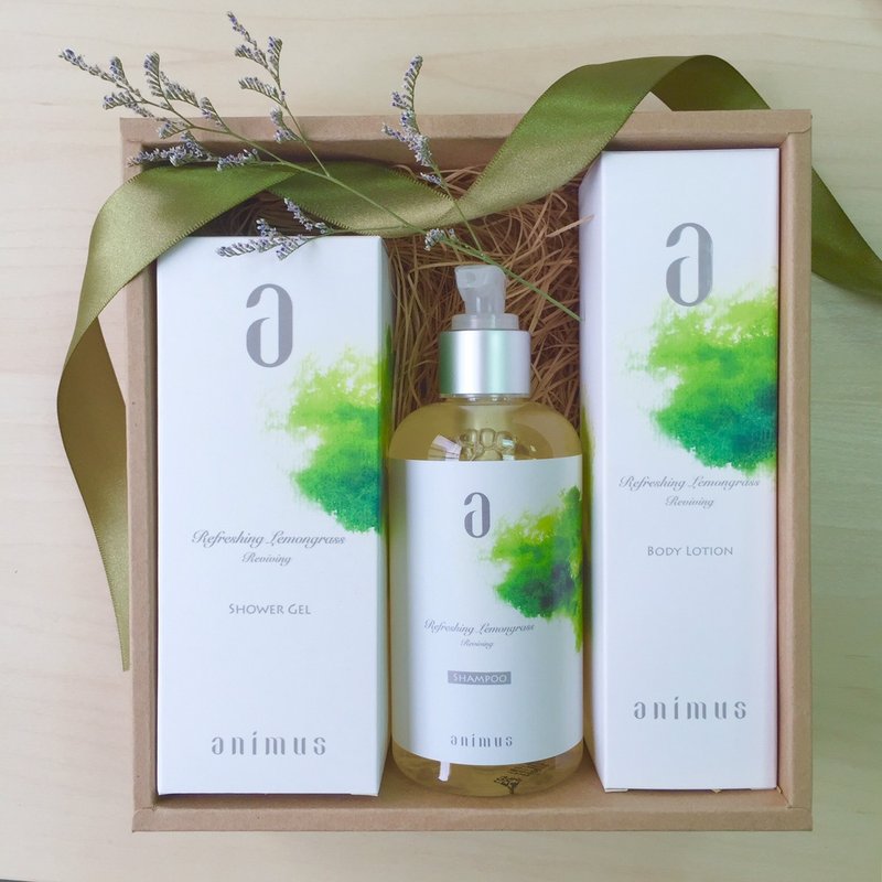 《美好身活》植物香氛保养礼盒｜身体乳、沐浴露、洗发露｜生日礼物 情人节 - 洗手用品 - 其他材质 红色