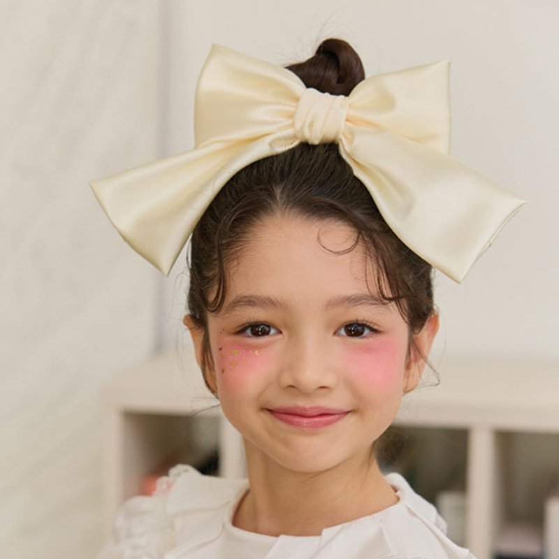 红宝石大蝴蝶结发夹 - 童装礼服/连衣裙 - 其他材质 