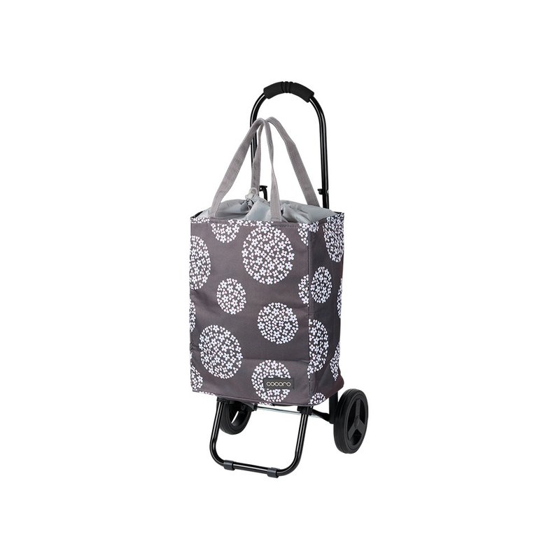 日本cocoro Hailey 印花系列保温保冷折叠购物车-22L-多色可选 - 其他 - 其他材质 灰色