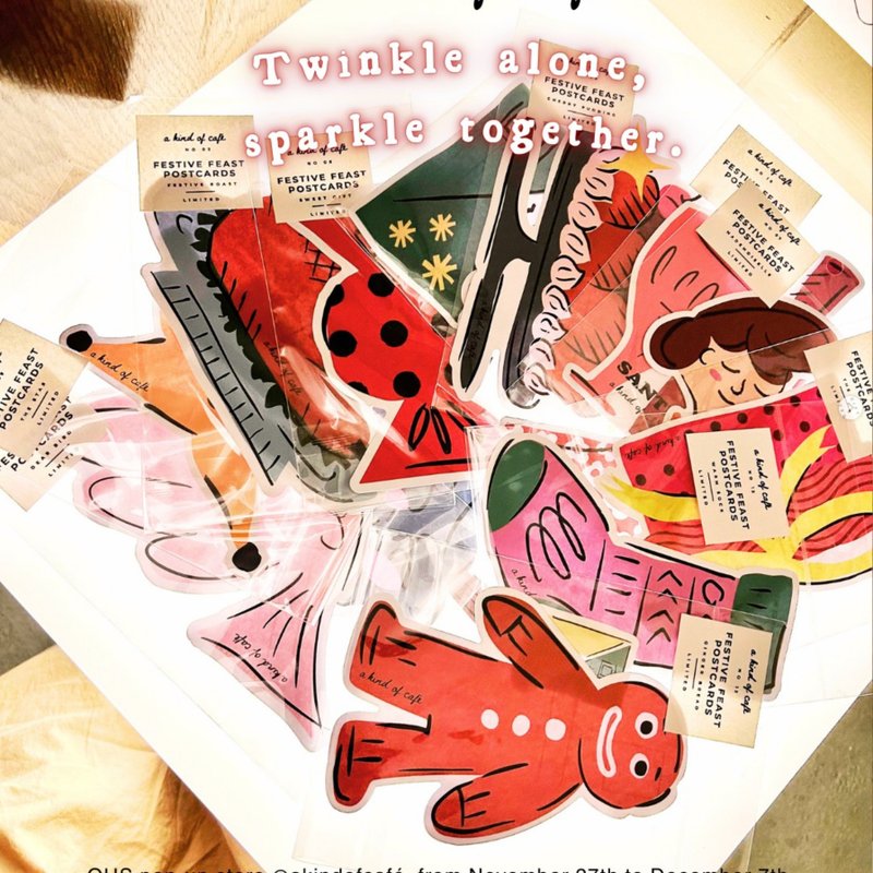 【什物】Big Bright Pieces | 缤纷大明信 - 卡片/明信片 - 纸 多色