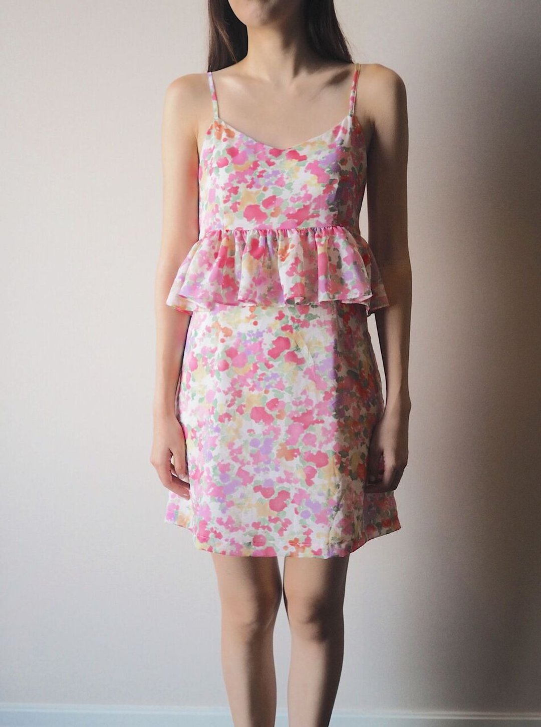 Sonia Mini Dress - Floral Print - 洋装/连衣裙 - 其他材质 多色