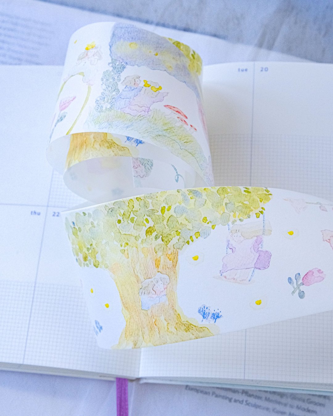 春之歌 和纸胶带 | 7cm x 5m - 贴纸 - 纸 