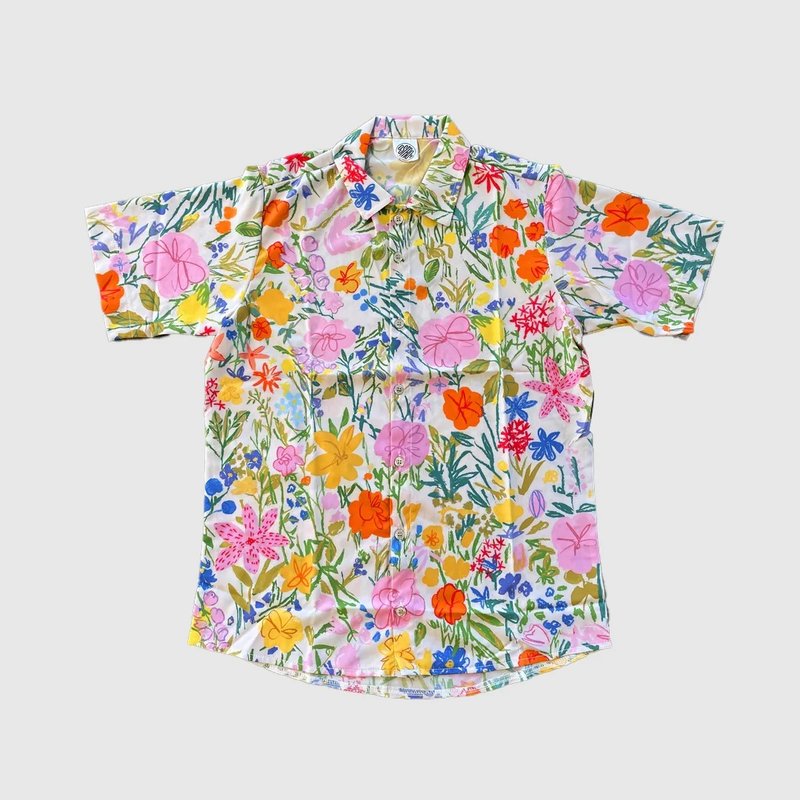 【Ostroy】WILDFLOWER RESORT SHIRT_休闲衬衫 - 自行车/周边 - 聚酯纤维 多色