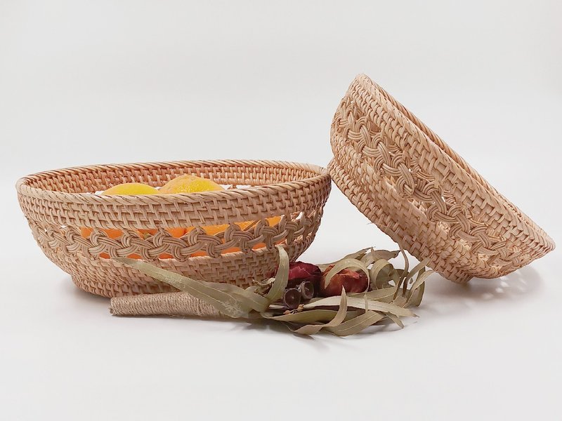 手工食物藤篮 - 收纳用品 - 植物．花 
