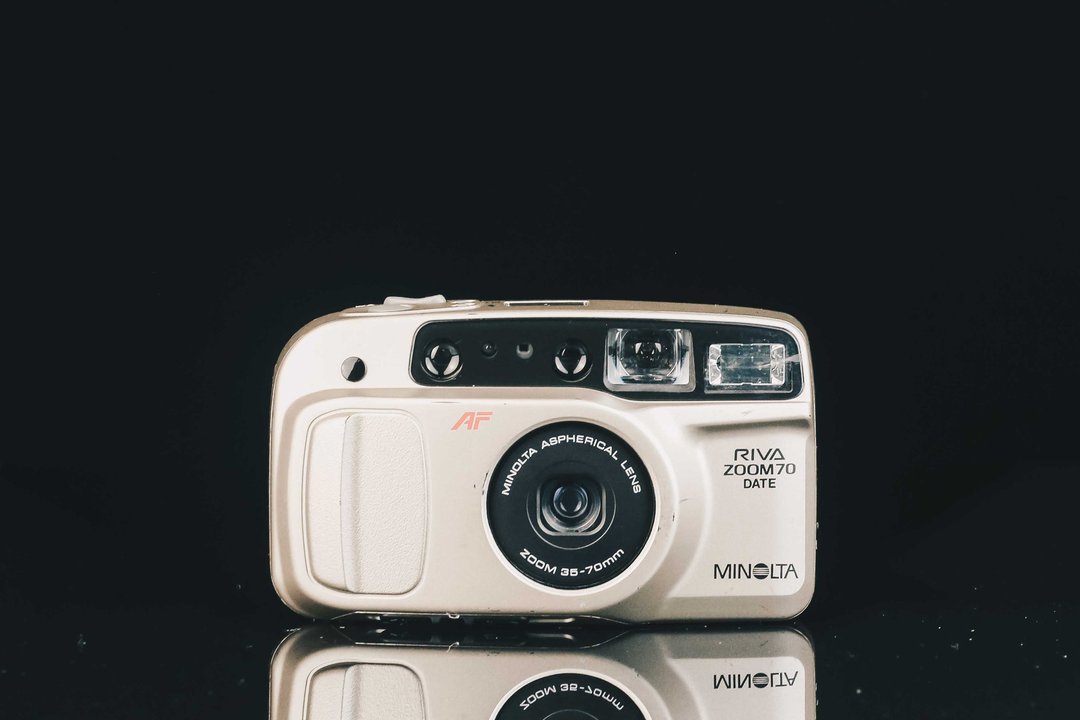 MINOLTA RIVA ZOOM 70 DATE #4618 #135底片相机 - 相机 - 其他金属 黑色