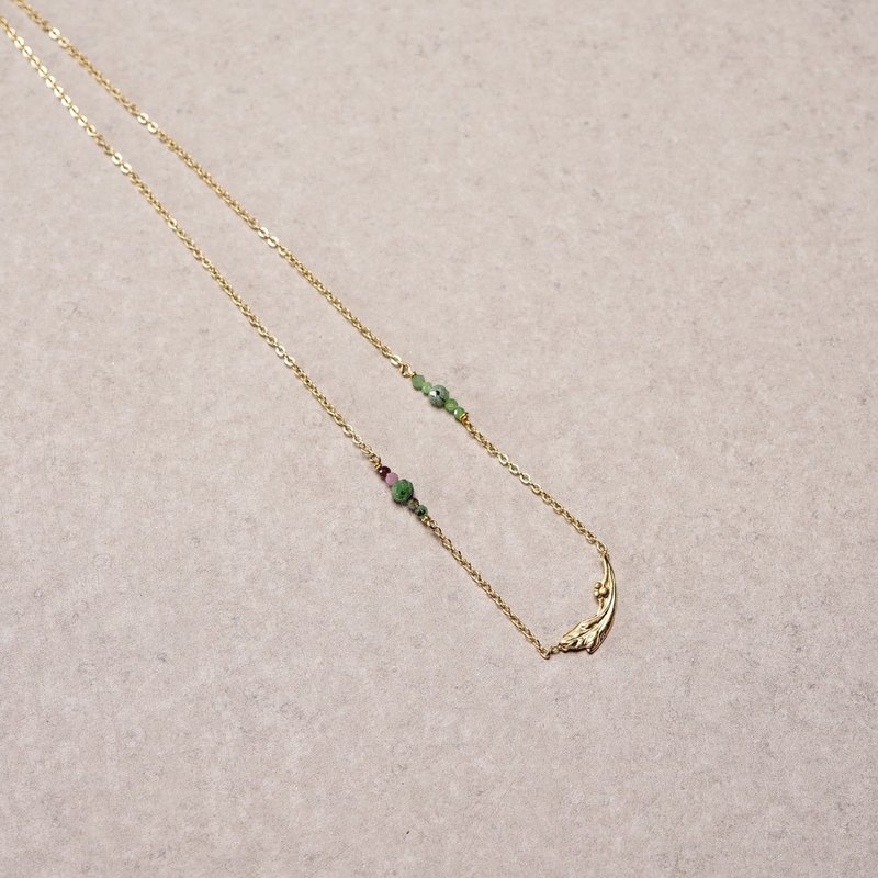 法国独立设计师 巴黎工坊匠人手作 Fado 法朵项链 - 项链 - 铜/黄铜 金色