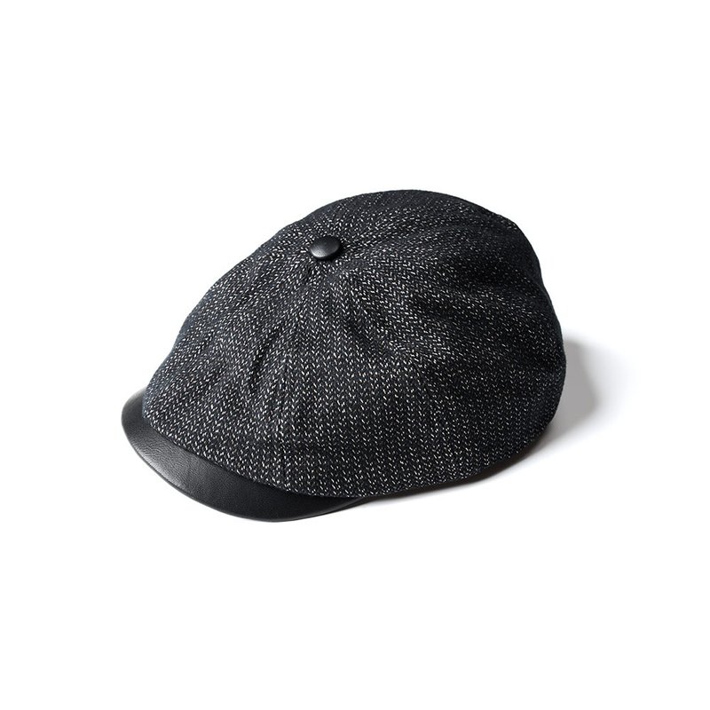 Hunting Cap(Kids) - 人字纹 Herringbone - 帽子 - 棉．麻 
