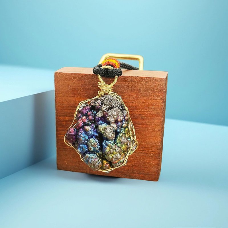 頂級菩提珠胆力泥活石吊坠  招财 升运 冥想 改善气场 驱小人 - 项链 - 玉石 多色