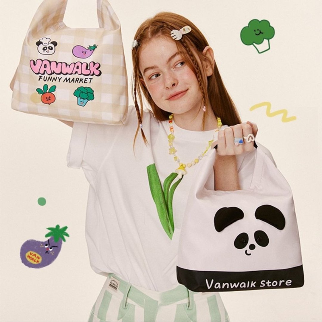 出走Vanwalk -Fun Market系列-可爱手提便当包 - 其他 - 聚酯纤维 多色