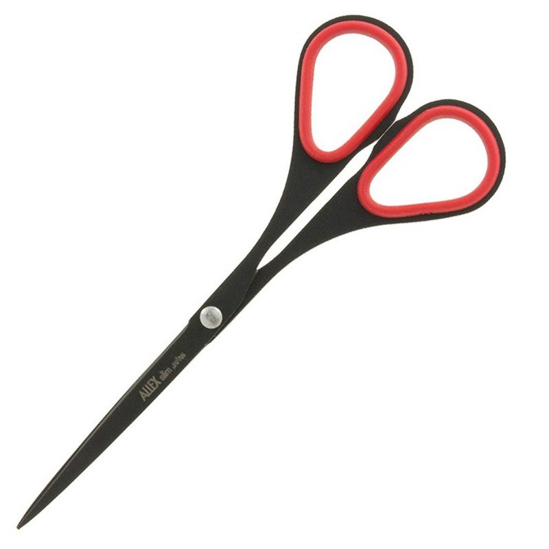 林刃物 Slim极细长刃剪刀(大) 140-不沾胶 红 - 剪刀/拆信刀 - 不锈钢 红色