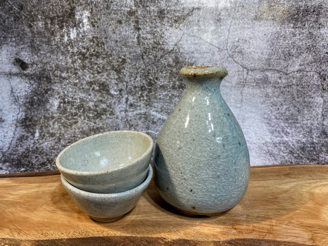Sake Set - 花瓶/陶器 - 陶 