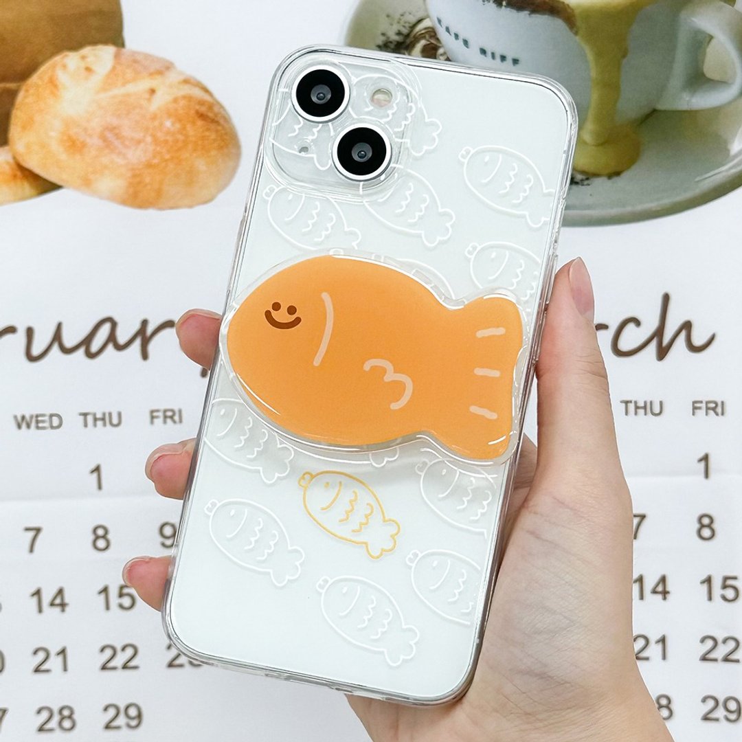 Fish iPhone 手机壳 Grip 智慧托克套装 - 手机壳/手机套 - 塑料 多色
