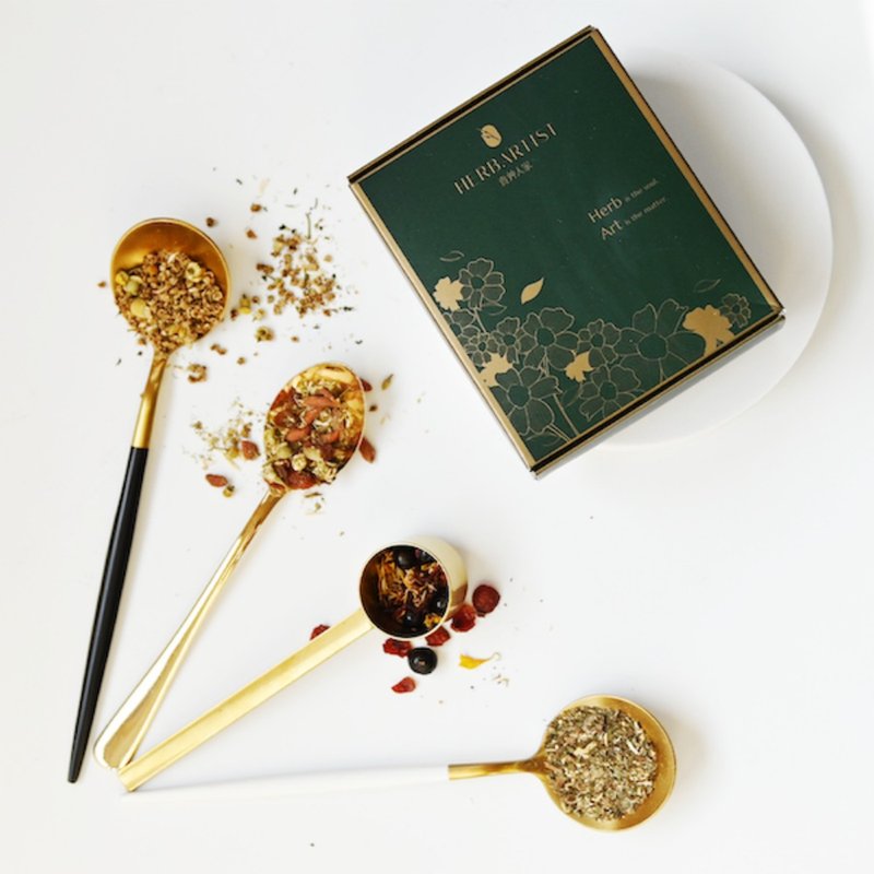 【一日循环茶】 5 入综合款  / 台湾原创青草花茶 分时保养体验组 - 茶 - 植物．花 多色