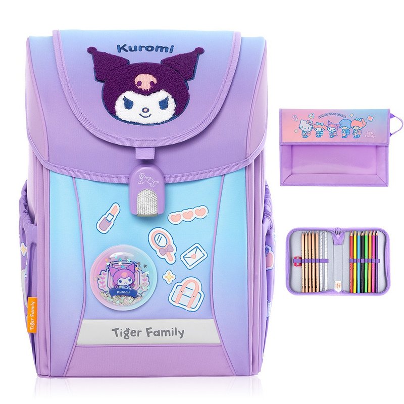 三丽鸥联名 学院风超轻量护脊书包Pro 2S-酷洛米 | 中年级适用 - 后背包/双肩包 - 聚酯纤维 紫色