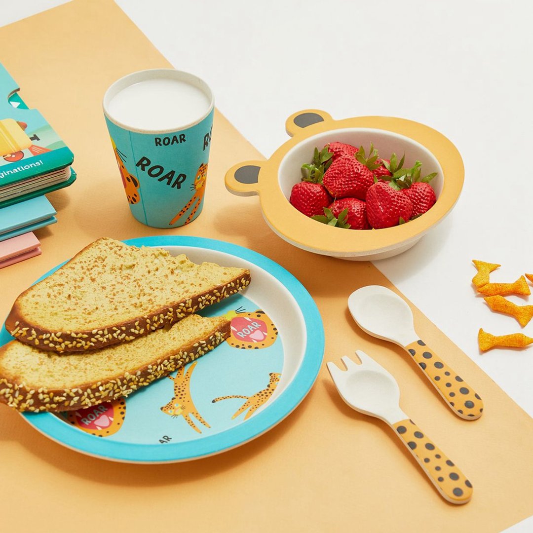 SunnyLife 环保竹纤维儿童餐具5件组 - 儿童餐具/餐盘 - 其他材质 