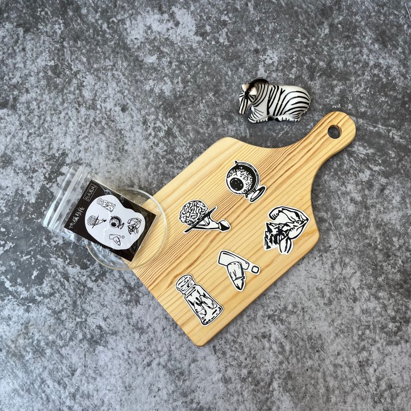 防水贴纸-内脏物语系列 - 贴纸 - 纸 