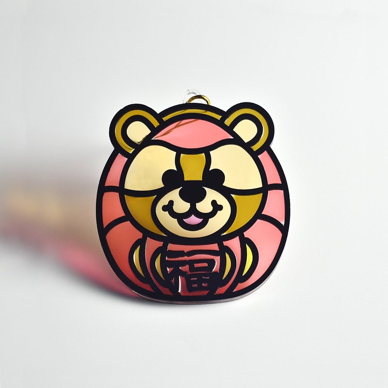 【Moko Bastet】MOKO 动物达摩 (熊) 挂饰 / 匙扣 - 摆饰 - 树脂 多色