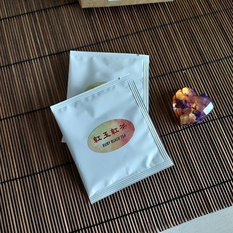 日月潭红玉红茶包 15入 - 茶 - 新鲜食材 红色