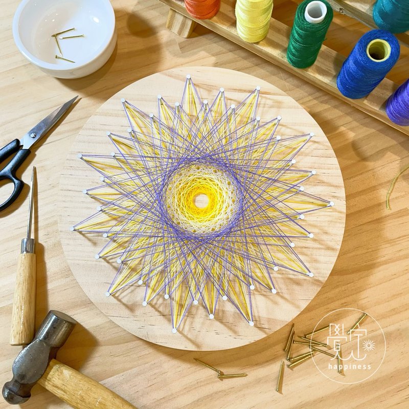 Stringart 艺术作品 - 摆饰 - 其他材质 多色