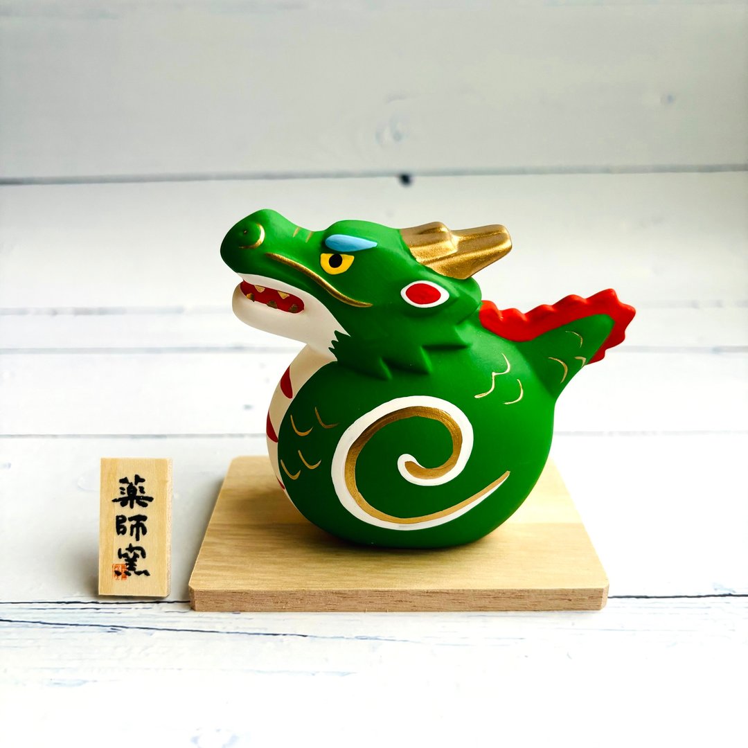 锦彩招福龙-瑞风-生肖吉祥物(龙) 开运 送礼 交换礼物 - 玩偶/公仔 - 陶 