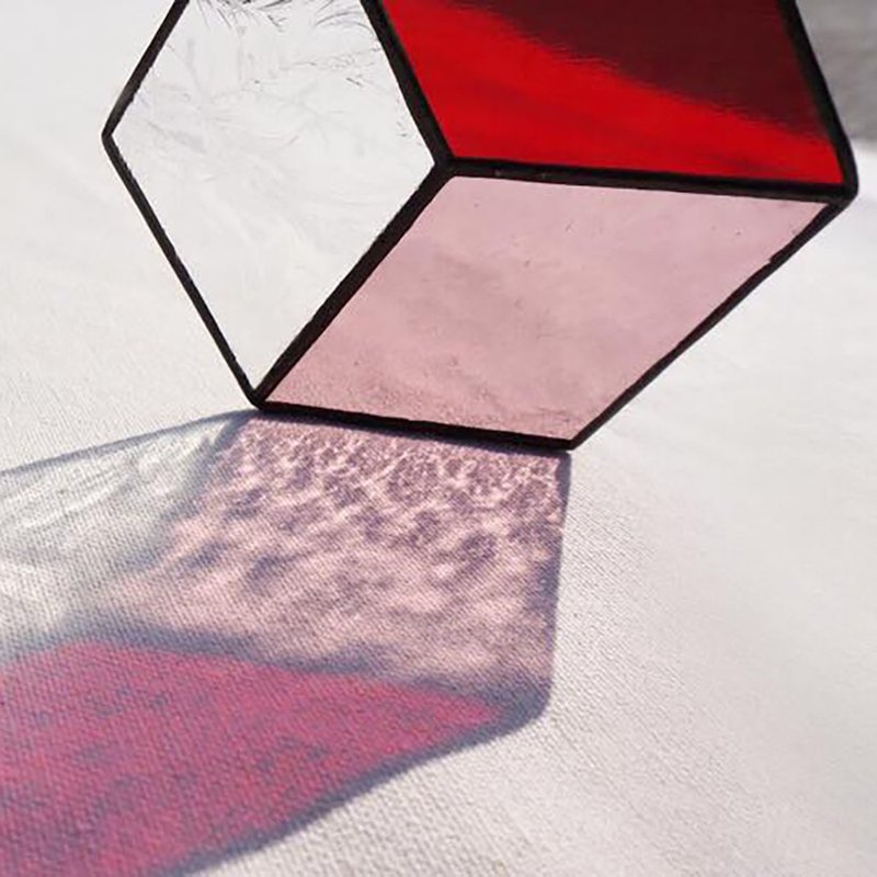 3 月・LUMIROOMI・彩色玻璃镶嵌 六角杯垫 - 插画/绘画/写字 - 纸 