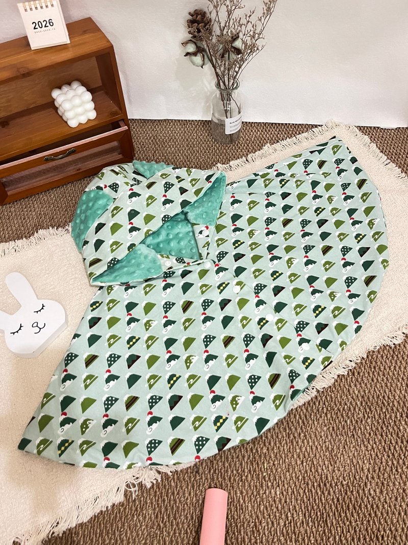 Big smile 幸福手作【儿童保暖斗篷-森林小山】100cm - 童装上衣 - 棉．麻 多色