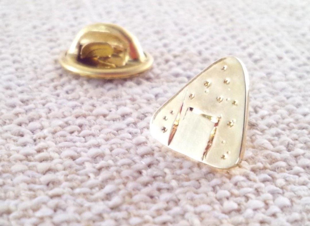 Onigiri [S] Pin Badge - 胸针 - 其他金属 