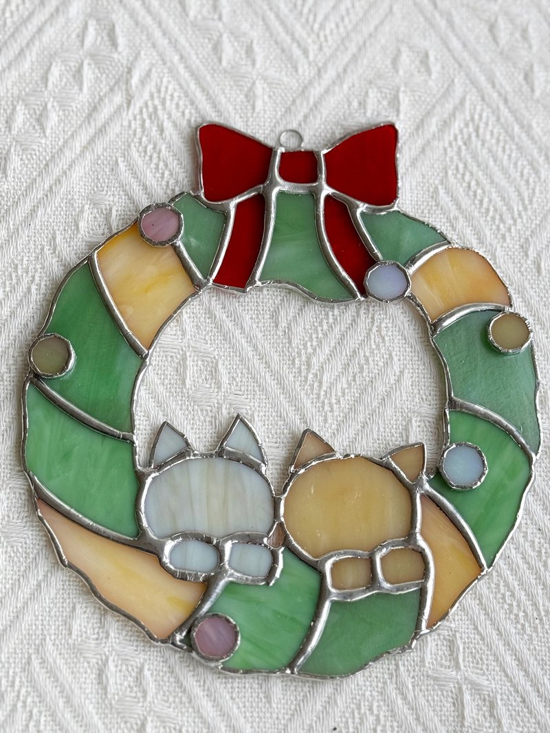 手作猫猫花圈体验课-小尺寸 - 陶艺 - 玻璃 