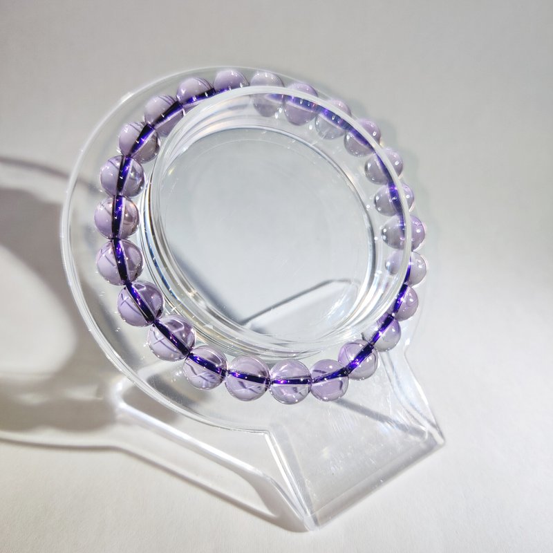【订制品】紫晶 紫水晶 玻利维亚  7-12mm 水晶 手串 天然水晶 - 手链/手环 - 水晶 