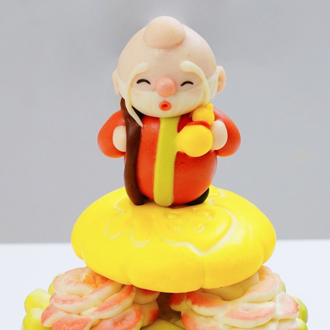 美姬馒头 万寿无疆祝寿鲜乳造型馒头 一盒6入 - 其他 - 其他材质 