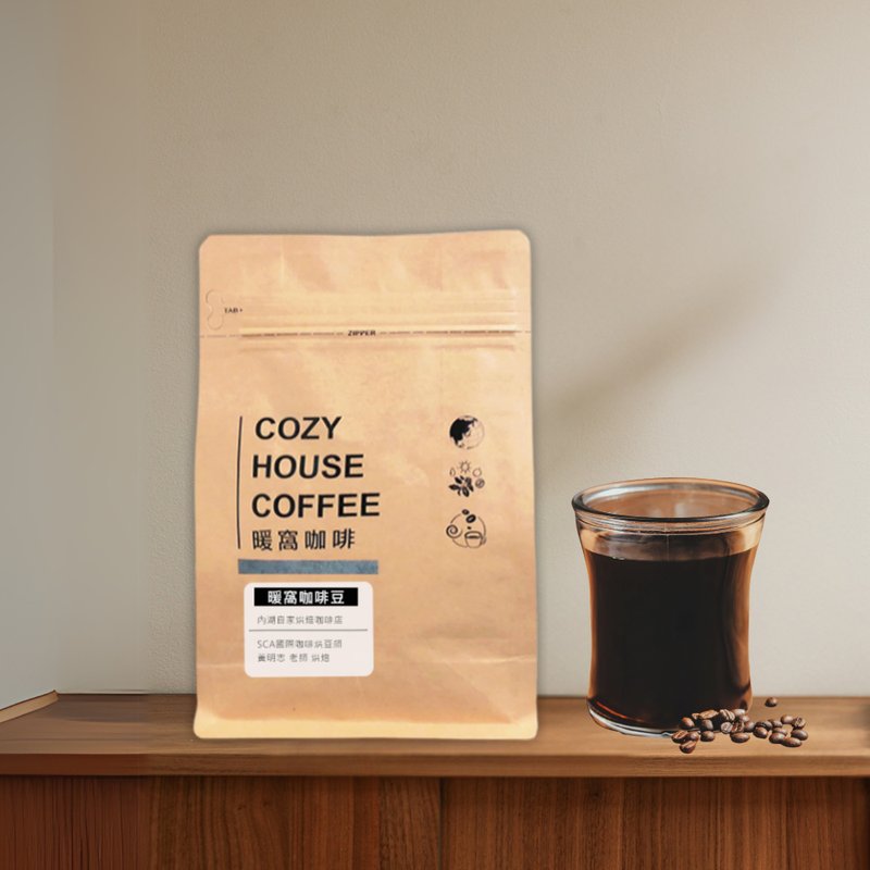 【暖窝咖啡】中深焙 印尼 苏门答腊 黄金曼特宁 水洗 半磅 227g - 咖啡 - 其他材质 咖啡色