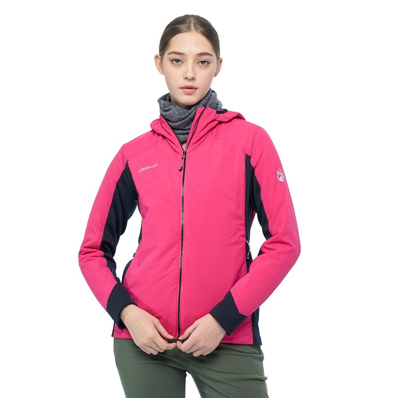 【Wildland 荒野】超轻量机能化纤保暖外套 女 桃红色 0B02925-09 - 女装休闲/机能外套 - 尼龙 粉红色