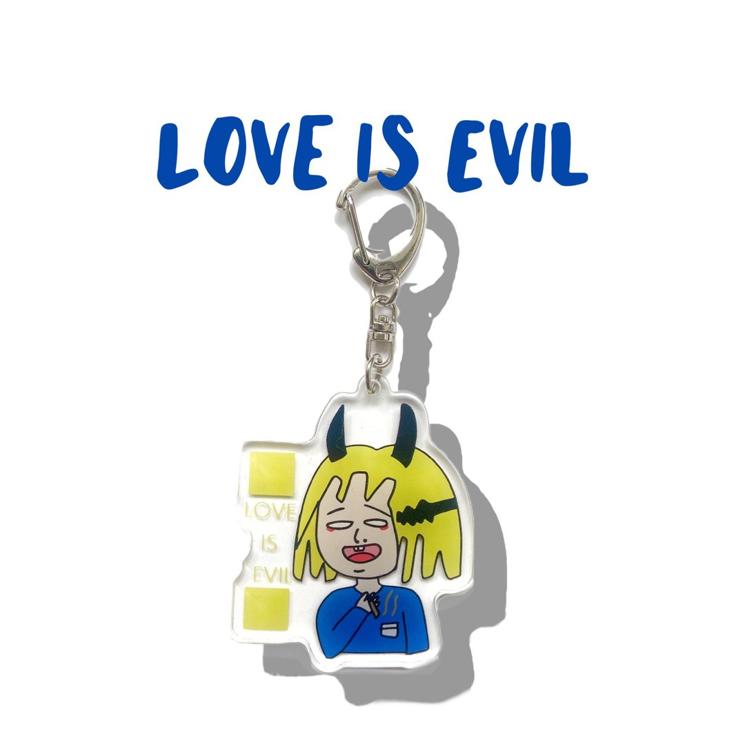 Love is...series乜乜扣 - 钥匙链/钥匙包 - 塑料 白色