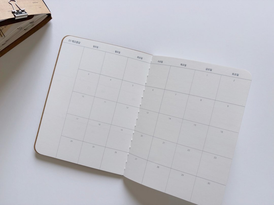 替换笔记本内页 | 月计划、周计划与日记 — re:FILL NOTE - 笔记本/手帐 - 纸 
