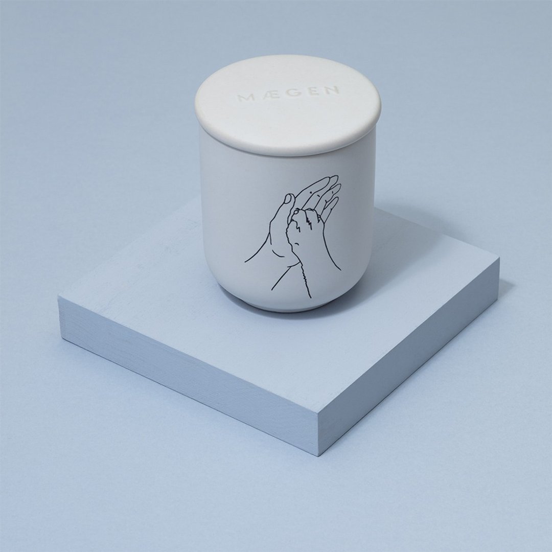 【英国 MÆGEN】Vox蜡烛 Pawsome. 蜂蜜 & 苔藓 /240g - 蜡烛/烛台 - 瓷 多色