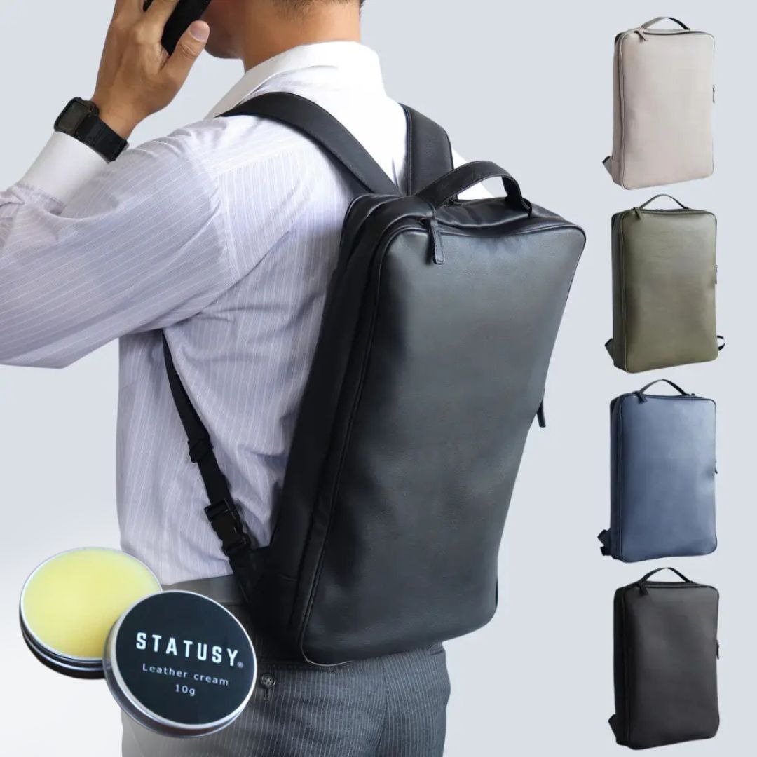 皮革保养组 il modo SQUAIR 后背包【Pinkoi 线下活动预购商品】 - 电脑包 - 真皮 多色