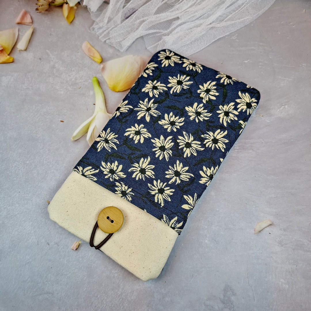 定制化电话包 手机袋 手机保护布套 iPhone Samsung 小花 26-P001 - 手机壳/手机套 - 棉 多色