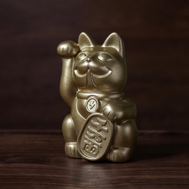 招财猫巴夫钱罂-金色 - 玩偶/公仔 - 塑料 金色
