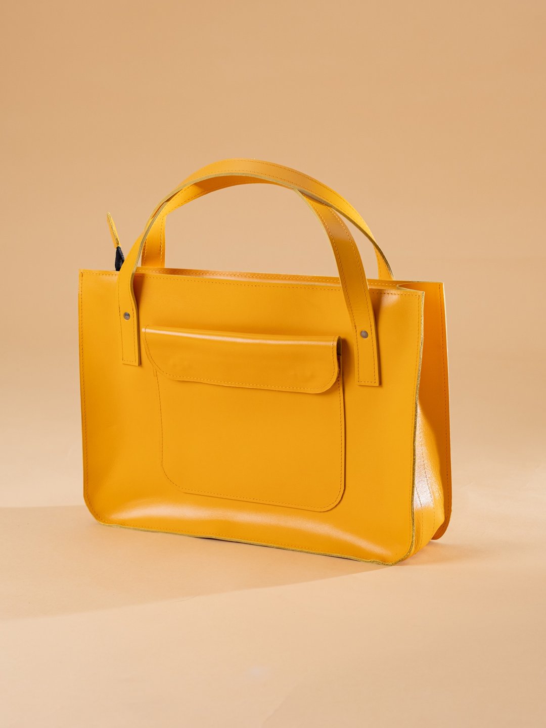 Business Leather Briefcase, Leather Laptop Tote Bag, Work Bags for Women - 手提包/手提袋 - 真皮 多色