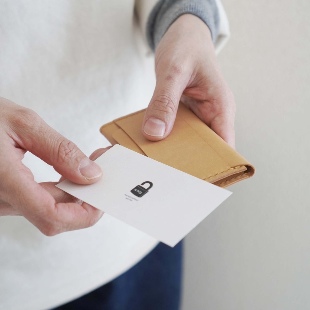 【订制生产】CARD CASE / 卡片夹 (名片夹) (颜色订制) - 名片夹/名片盒 - 真皮 多色