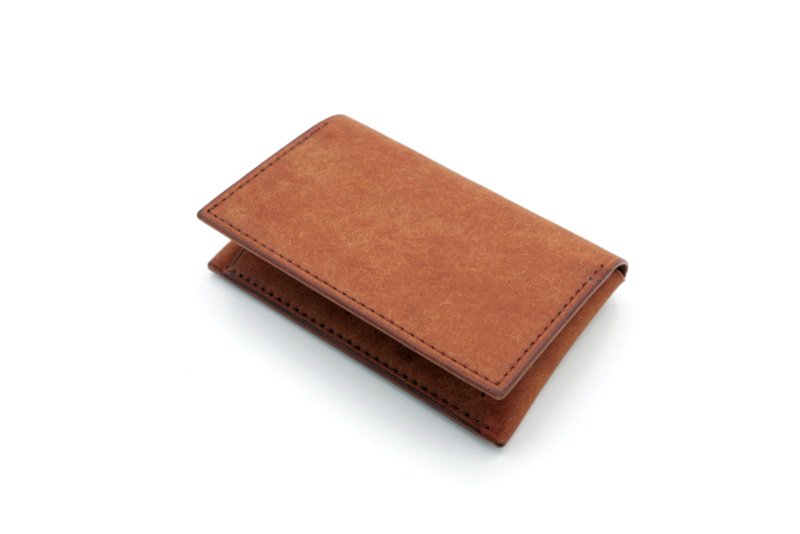 【订制商品】意大利皮革名片夹 棕色 ORIGIN series - 名片夹/名片盒 - 真皮 咖啡色