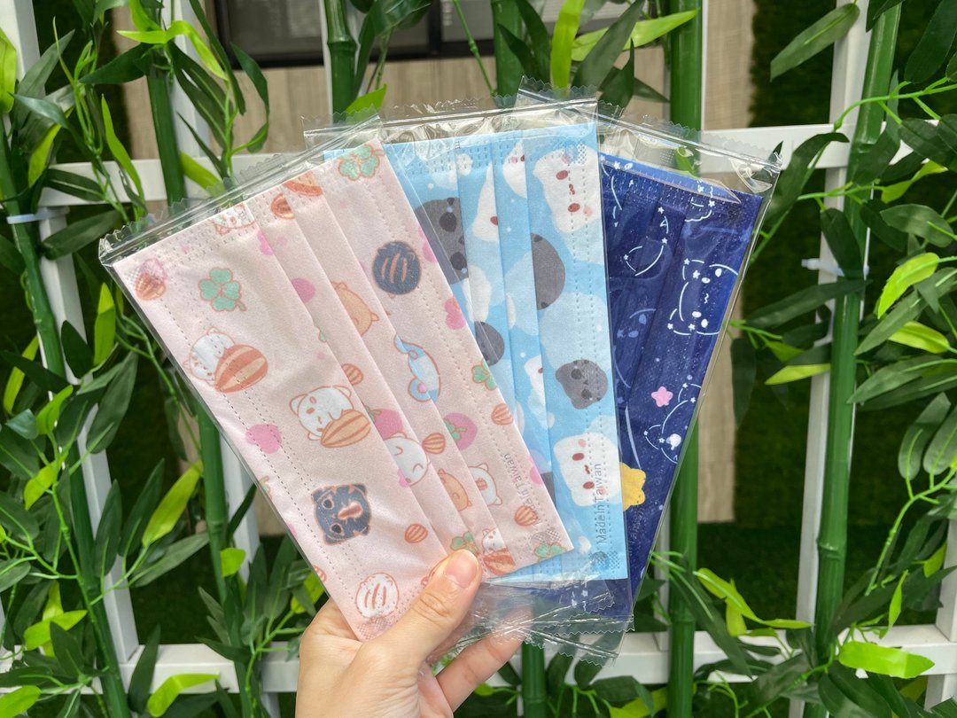 饭君fanjiun_三层防护口罩/共三款 - 口罩 - 其他材质 多色