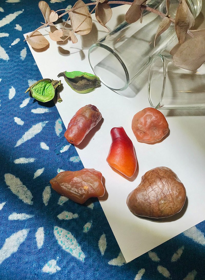 红色海底轮原石 / 单颗 - 其他 - 石头 