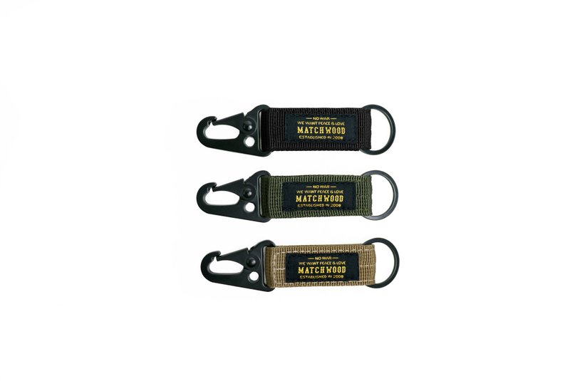 工装必备 配件 多功能钥匙圈 military key holder 吊饰 登山 - 其他 - 其他金属 绿色