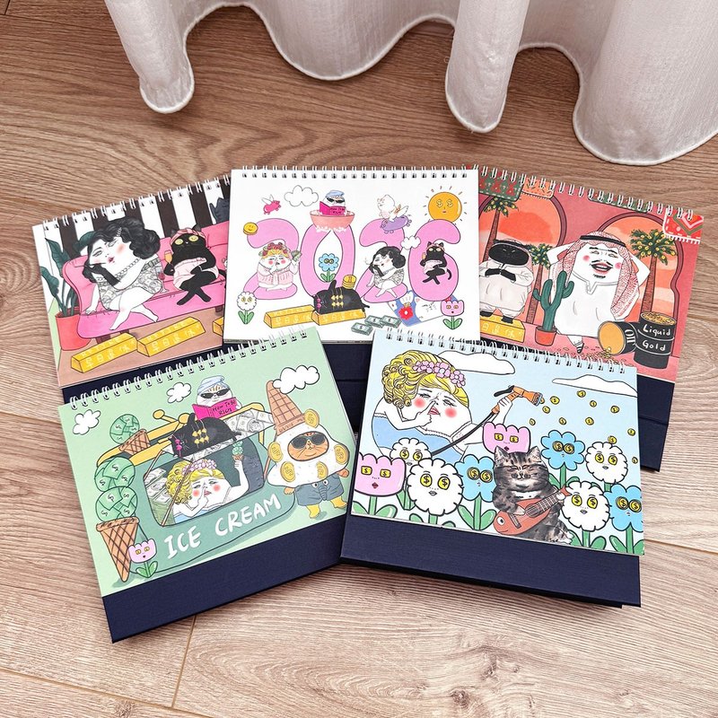 团购吧 我是桌历大富翁 - 一次买五本 - 年历/台历 - 纸 白色