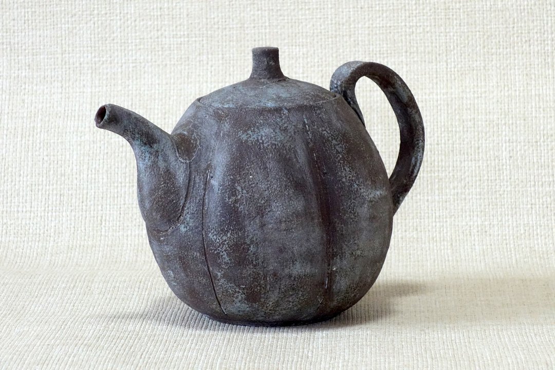 倾倒器，瓜形，蓝色瓷器 - 茶具/茶杯 - 陶 蓝色