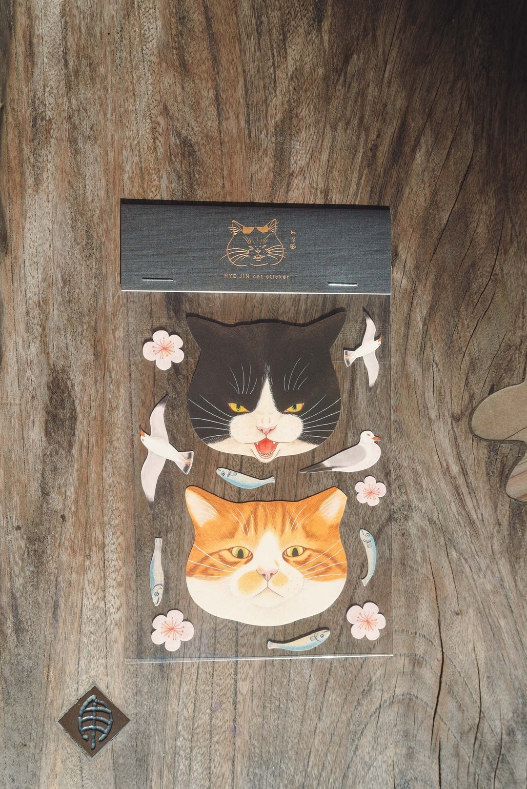 把生活里都贴上猫咪贴纸 橘猫奔驰猫白猫黑猫 - 贴纸 - 纸 